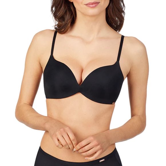 Le Mystere Other - NWOT - LE MYSTERE Sheer Seduction Wireless Bra In BLACK (5325) 34C
